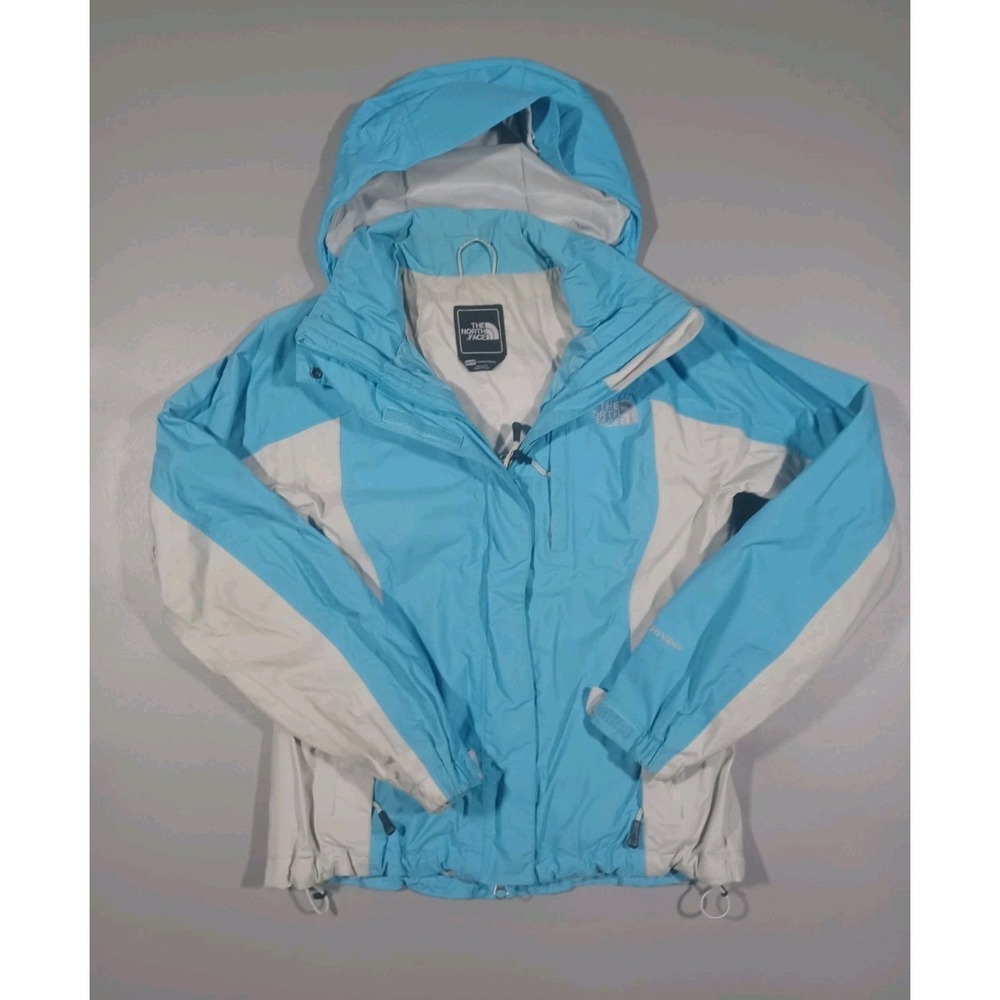 North Face Varius Guide Jacket‎ Womens Xs Blue Gray Zip Out Lining Hiking